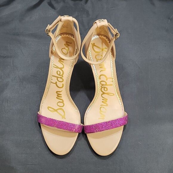 BRAND NEW SAM&EDELMAN HIGH HEEL STILETTOS OPEN TOE SANDAL - Picture 1 of 15